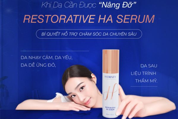 hydrinity dang cung cap serum cho da dau mun